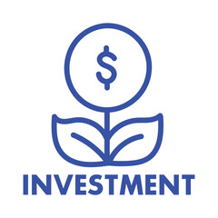 Financial Investment and Growth Strategy Icon