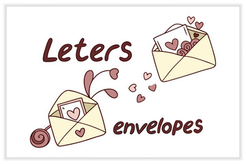 Cute Kawaii Doodles Set cute doodles, cute illustration, kawaii art,