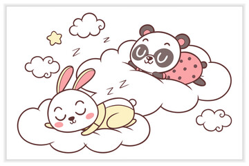 Cute Kawaii Doodles Set cute doodles, cute illustration, kawaii art,