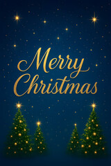 Fototapeta premium merry christmas card