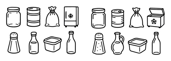 Food Preservation Icons