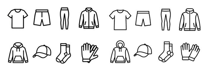 Minimalist Sportswear Icons