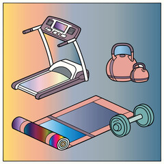 Vector illustration set of cartoon car icons, including a school bus, for web and mobile technology design