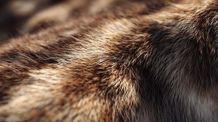 ultra detailed photorealistic closeup of reindeer fur texture in soft lighting