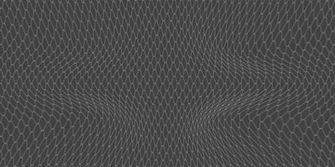 Wavy metal mesh close-up shot. Abstract Image.