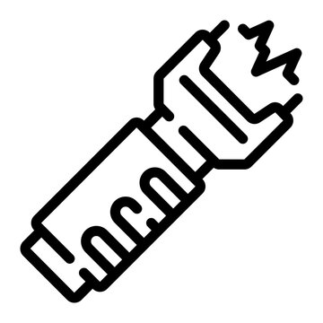 electroshock line icon