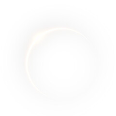 White PNG Overlay with Glowing Swirl Design on transparent background