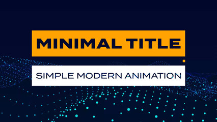 Minimal Modern Titles Vol.09