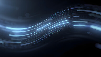 Abstract Data Stream Blur