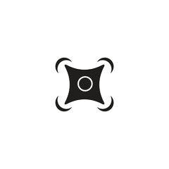 Camera drone technology logo design