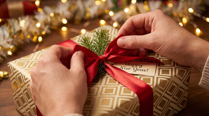 Festive Gift Wrapping for Happy New Year