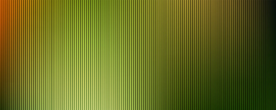 Futuristic texture with vibrant neon shades of blue green gradients and bright smooth fluted horizontal lines. Bold dynamic design blending smooth and radiant colors for modern visual art project