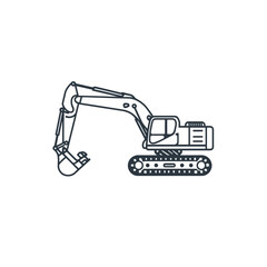 Excavator Icon Design Very Cool