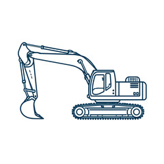 Excavator Icon Design Very Cool