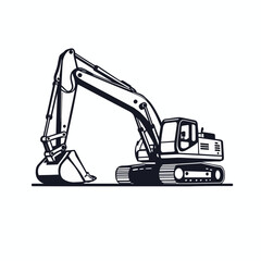 Excavator Icon Design Very Cool