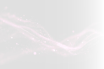 Pink glow glitter wave isolated PNG overlay, shimmering dust particles, transparent sparkle effect