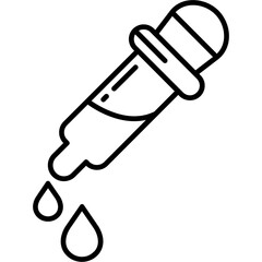 Eyedropper Outline Icon