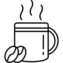 Coffee Mug Outline Icon