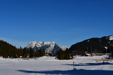 Sch&ouml;ne Landschaft bei Seefeld in Tirol