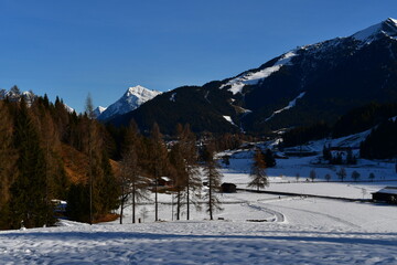 Sch&ouml;ne Landschaft bei Seefeld in Tirol