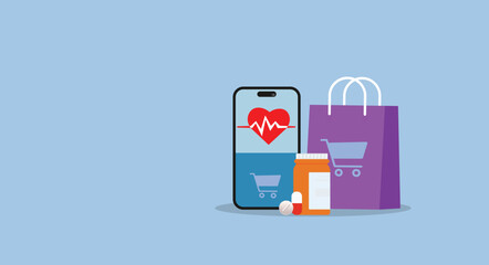 Online Pharmacy.Medicine Delivery and E-Commerce
