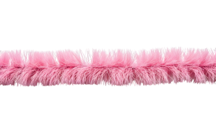 Pink fluffy feather boa texture for decorative design element