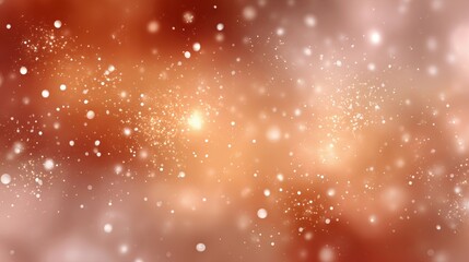 Abstract background featuring a blend of warm hues with sparkling bokeh effects, creating a dreamy atmosphere ideal for festive and celebratory themes with copy space