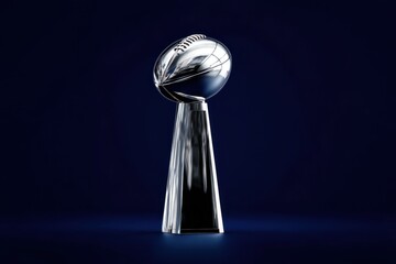 Obraz premium Elegant 2026 Lombardi Trophy Silhouette Design