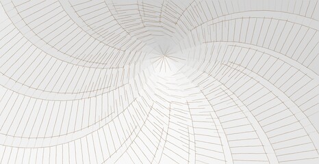 spiral tower abstract geometric shape 3d