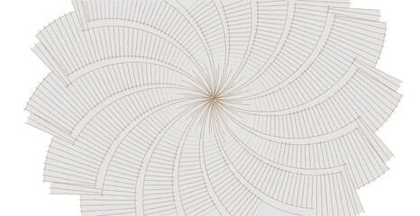 Obraz premium spiral tower abstract geometric shape 3d