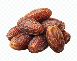 realistic delicious fresh dates in different style isolated on transparent background 