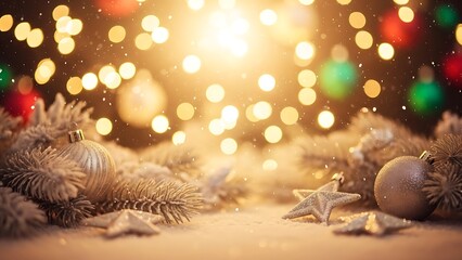 Cozy Winter Christmas Background for Seasonal Projects