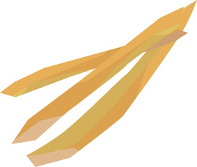 Illustration of french fries