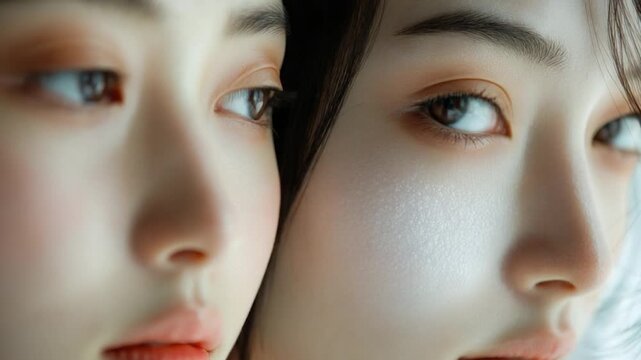 Video Close-up shot of a red jacket with zipper detail