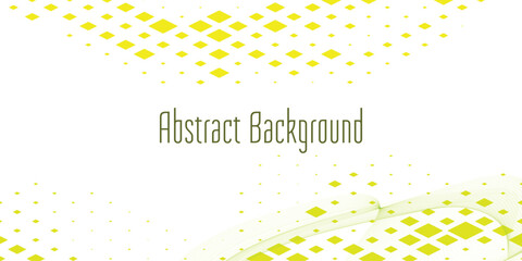 Abstract white with yellow and green background