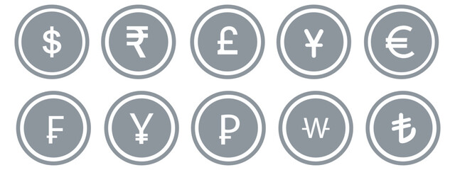 Dollar and euro financial icon illustration, showing online payment symbols, digital wallet graphics, currency signs, and earnings coin visuals, suitable for banking, finance, and economic design 