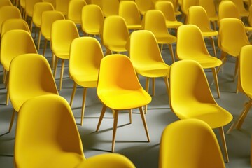 Yellow Chair Stands Out in Business