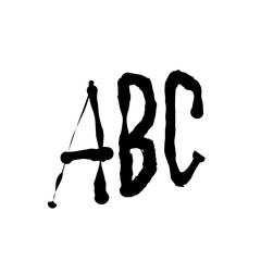 ABC letter design