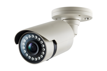 Security camera isolated view modern surveillance technology isolated on transparent background