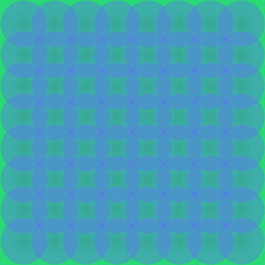 Abstract Geometric Pattern in Blue and Green