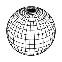 black world globe network vector