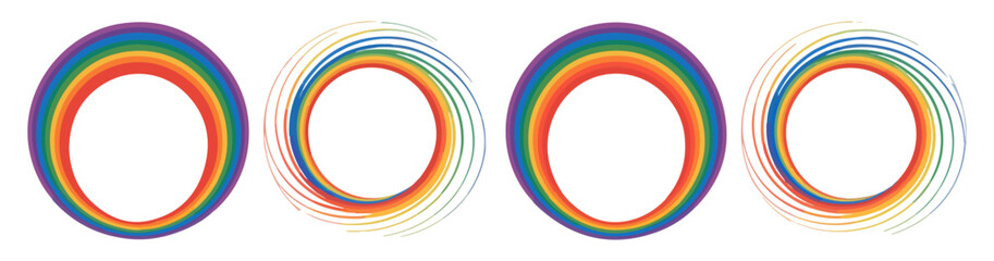 Obraz premium hand drawn circular sketch logo elements