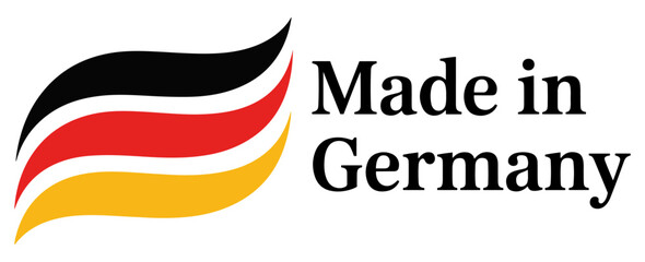 made in germany brush flag slogan