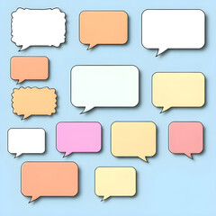 cute speech bubbles, kawaii chat bubbles, kids speech bubbles, baby talk bubbles, playful cartoon bubbles, nursery chat bubbles, funny cute bubbles, emoji speech bubbles, happy cartoon bubbles, sticke