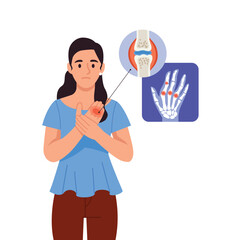 Vector illustration of a beautiful girl listening to music. Cartoon scene of a stylish young girl in headphones dancing passionately, listening to music from a playlist isolated on a white background.