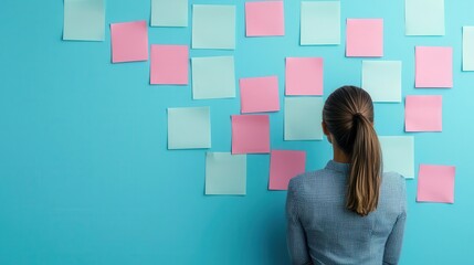 Mind map of financial goals on minimalist whiteboard