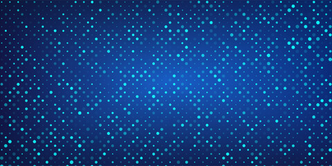 Modern abstract halftone background consists of different dots abstract simple art