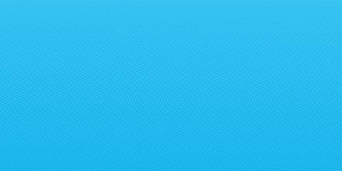 Halftone dots on blue background. Comic pop art style blank layout. Template design for comic book, presentation, sale or web banner. Vector illustration