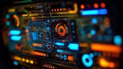 augmented reality interface for neon sign design digital overlays ultradetailed scifi concept art high contrast cinematic lighting 4k resolution