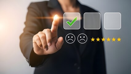 Customer satisfaction survey selection